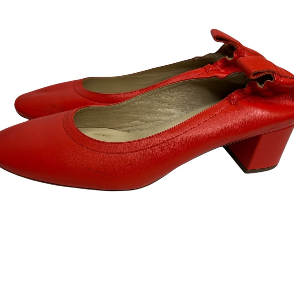 Everlane Shoes Everlane Women’s The Italian Leather Day Heel In Red Size 9